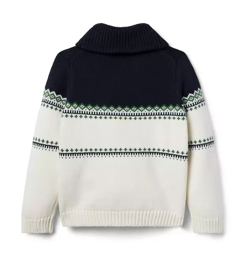The Pumpkin Fair Isle Sweater