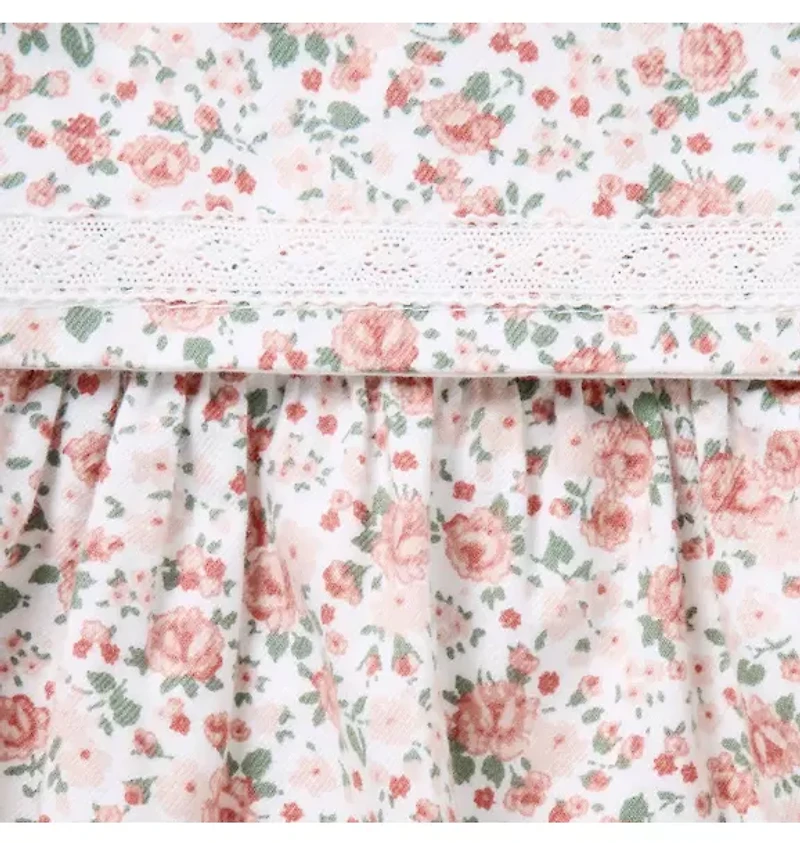 Baby Ditsy Floral Pintuck Dress