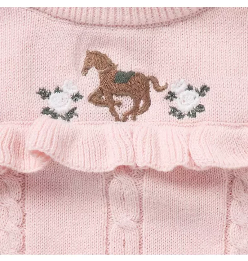 Baby Horse Matching Sweater Set