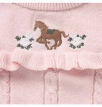 Baby Horse Matching Sweater Set
