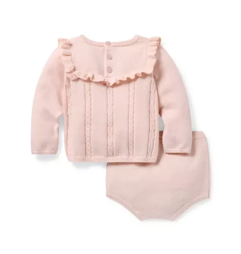Baby Horse Matching Sweater Set
