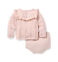 Baby Horse Matching Sweater Set