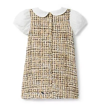 The Tweed Puff Sleeve Dress