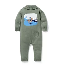 Baby Cowboy Sweater One-Piece