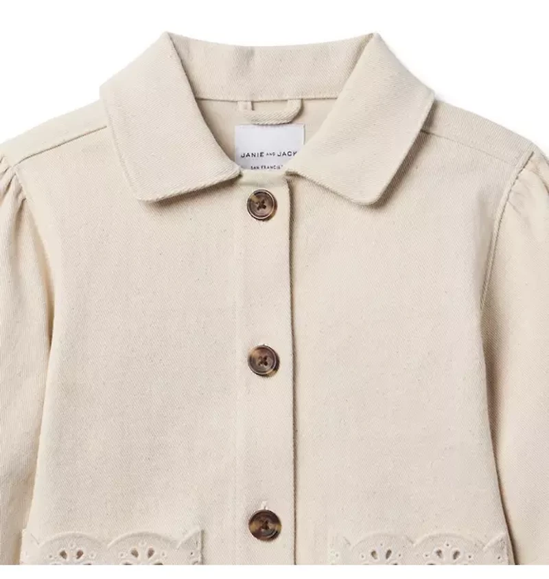 The Twill Eyelet Jacket