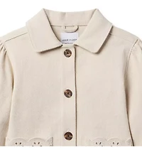 The Twill Eyelet Jacket