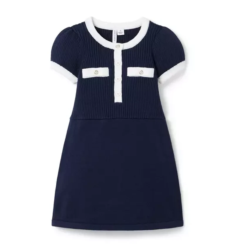 The Button Sweater Dress
