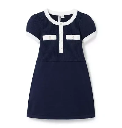 The Button Sweater Dress