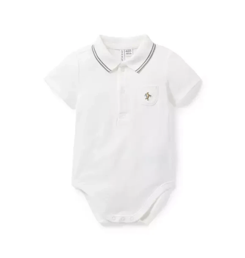 Baby Cowboy Polo Bodysuit