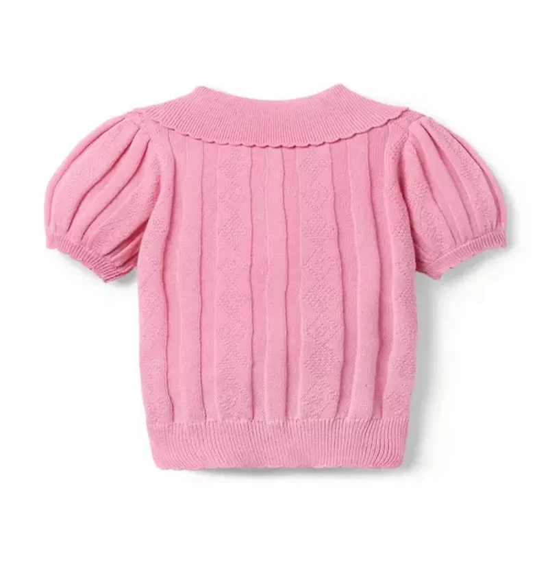 Textured Sweater Polo