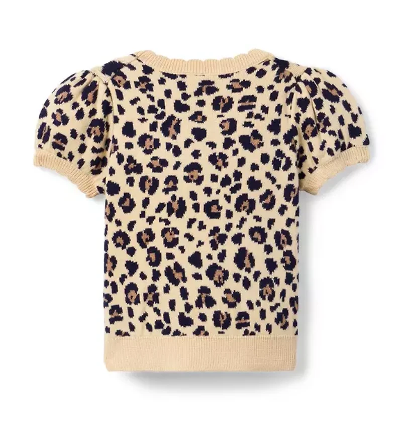 Leopard Sweater Top