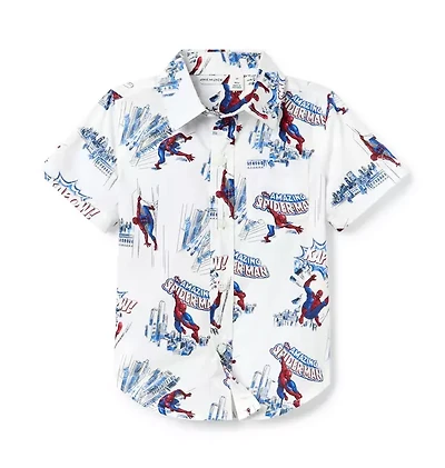 Marvel Spider-Man Poplin Shirt