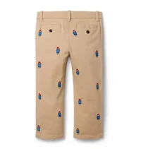 Paddington™ x Janie and Jack Embroidered Twill Pant