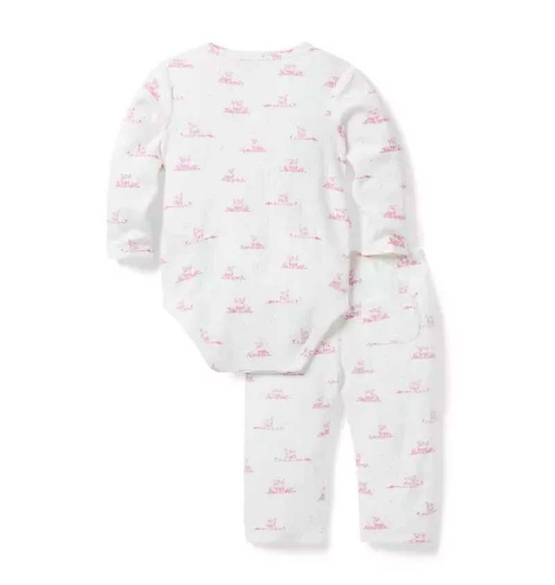 Baby Lamb Wrap Matching Set
