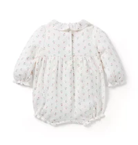 Baby Floral Pointelle Ruffle Romper