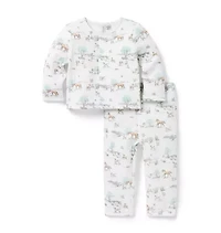 Baby Quilted Meadow Toile Matching Set