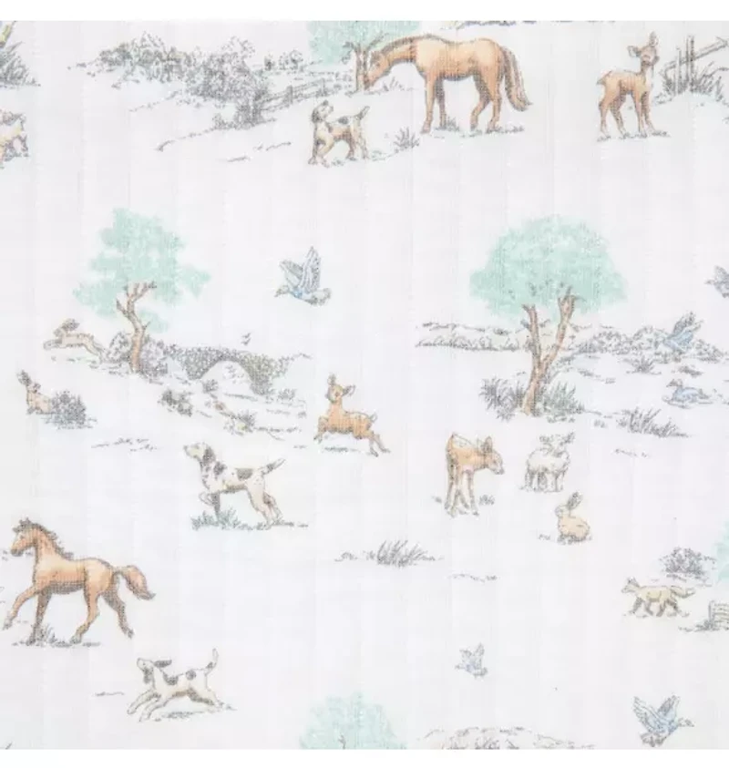 Baby Quilted Meadow Toile Matching Set