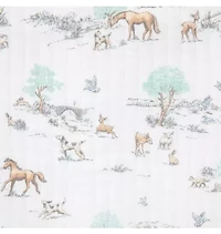 Baby Quilted Meadow Toile Matching Set