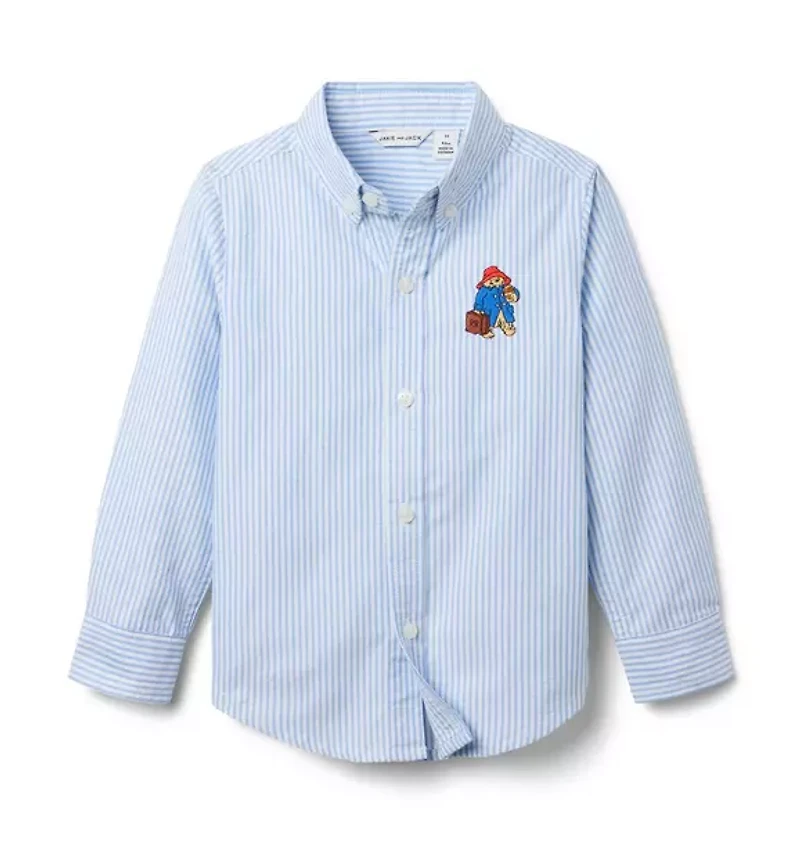 Paddington™ x Janie and Jack Striped Oxford Shirt