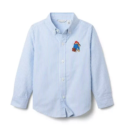 Paddington™ x Janie and Jack Striped Oxford Shirt