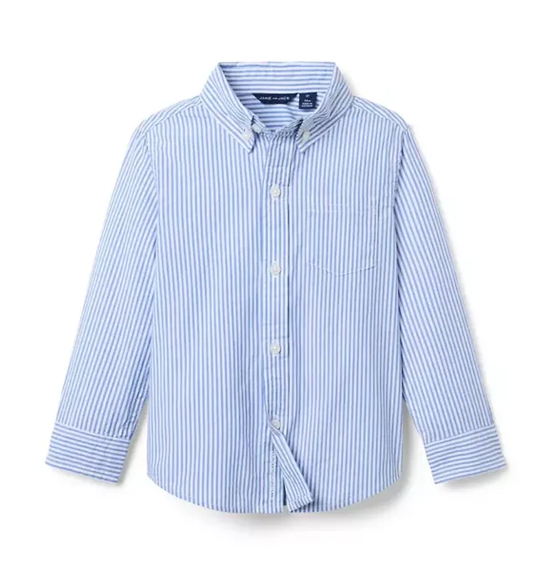 The Striped Poplin Shirt