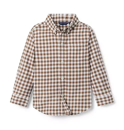 Gingham Flannel Shirt