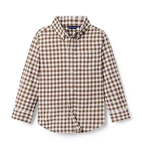 Gingham Flannel Shirt