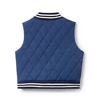 The Varsity Puffer Vest