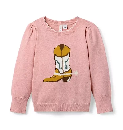 The Cowgirl Boot Sweater
