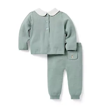 Baby Embroidered Countryside Matching Set