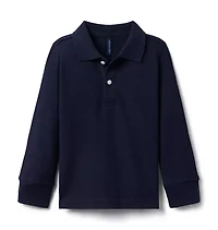 The Long Sleeve Pique Polo