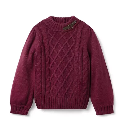 The Cable Knit Buckle Sweater