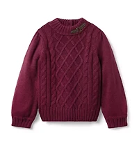 The Cable Knit Buckle Sweater