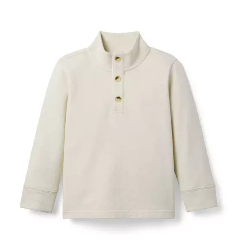 Herringbone Jacquard Sweatshirt