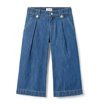 The Chambray Wide Leg Pant