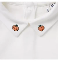 Baby Embroidered Pumpkin Bodysuit
