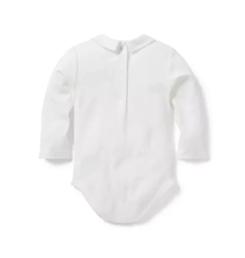 Baby Embroidered Pumpkin Bodysuit