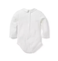 Baby Embroidered Pumpkin Bodysuit