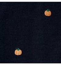 Baby Embroidered Pumpkin Corduroy Overall