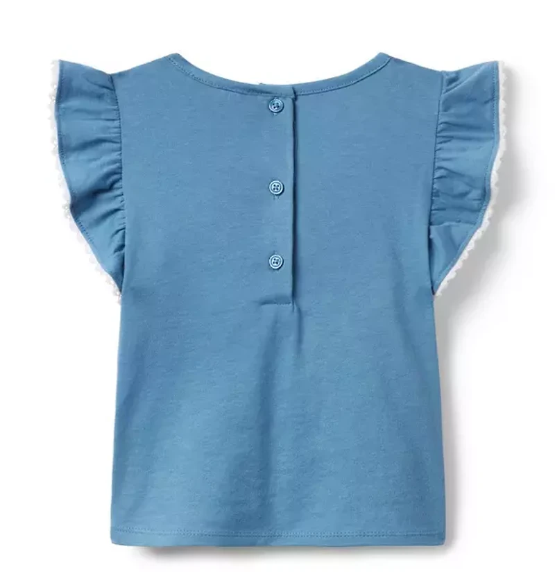 Flutter Sleeve Top