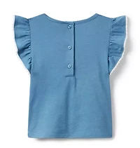 Flutter Sleeve Top