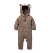 Baby Bear Ear Hooded One-Piece