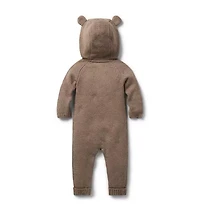 Baby Bear Ear Hooded One-Piece
