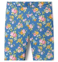 Floral Button Cuff Ponte Pant