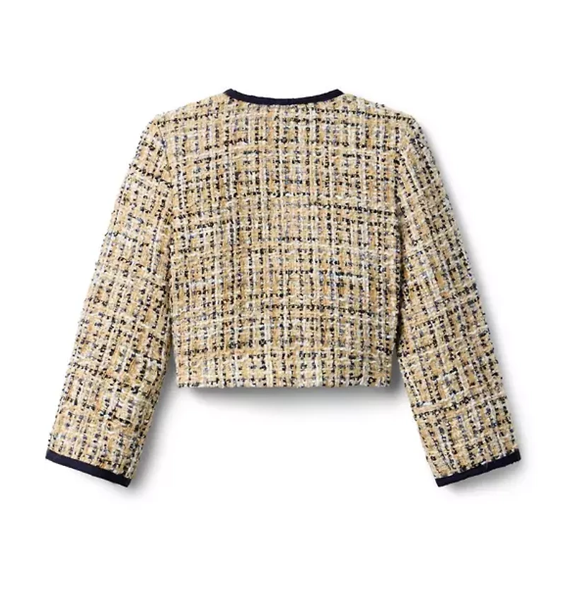 The Tweed Grosgrain Trim Jacket