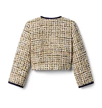The Tweed Grosgrain Trim Jacket