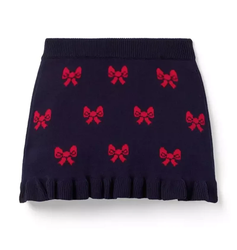 Bow Sweater Skirt