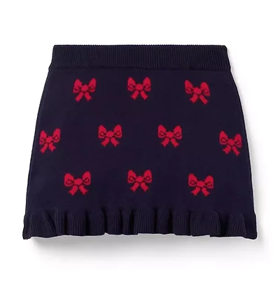 Bow Sweater Skirt