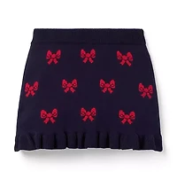Bow Sweater Skirt