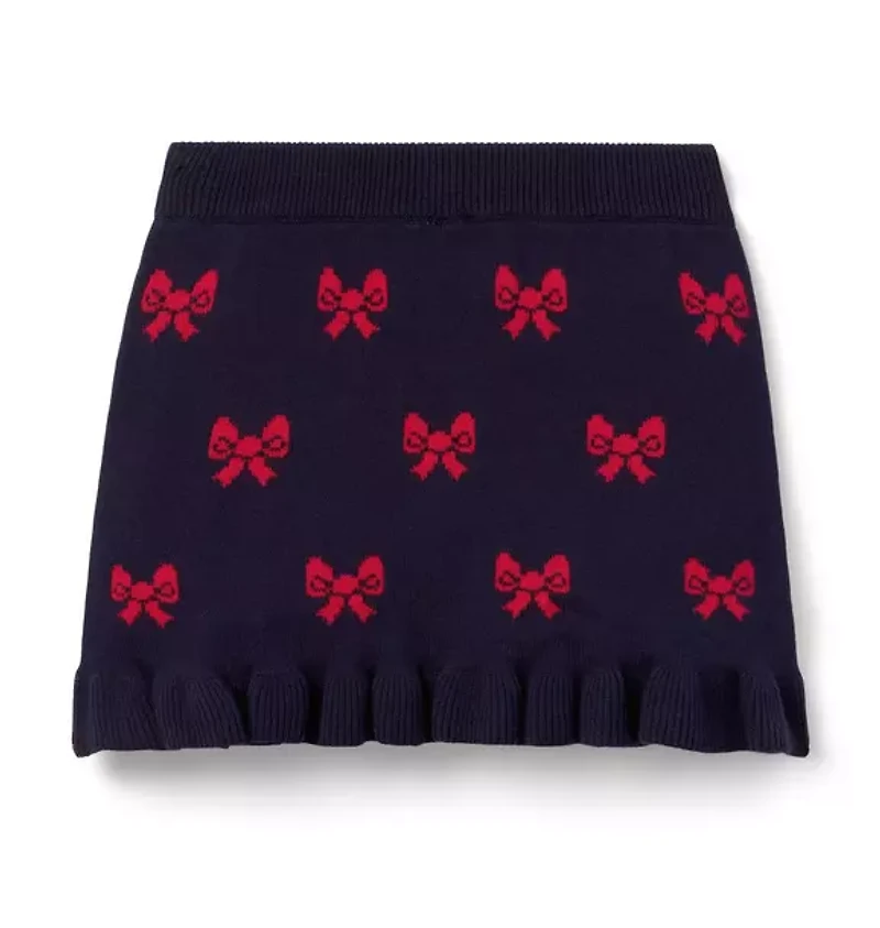 Bow Sweater Skirt